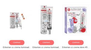 Catálogo de erborian cc cream centella asiatica dore para comprar online