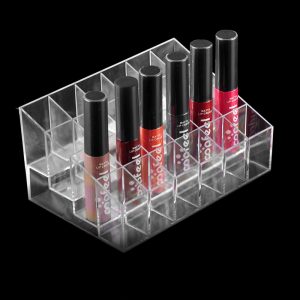 Opiniones de Pintalabios 24 Lipstick Organizador transparente trapezoidal para comprar online